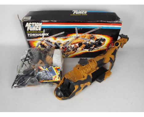 Action Force - G.I. Joe - A Boxed Hasbro 1986 Tomahawk Helicopter - Outer boxing appears  as good & has crushing indentation 