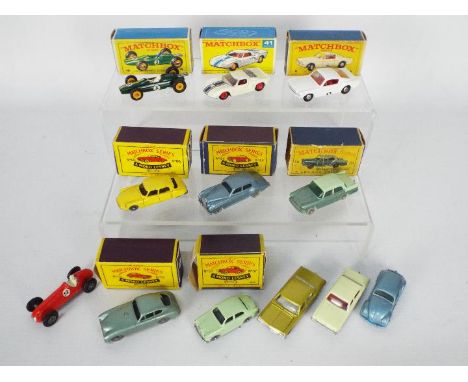 Matchbox, Lesney, Moko -  A group of 12 Matchbox Regular Wheels, eight of which are boxed. Boxed examples include Matchbox #8