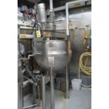 2004 Hamilton 100 Gallon S/S Double Motion Jacketed Kettle, Style SA with Scrape Surface Agitator