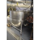 Lee 200 Gallon S/S Jacketed Kettle, Max Pressure 90 PSI, Max Temperature30° F, Hydro Test Pressure