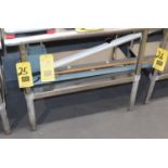 S/S Work Table with Under Shelf and Round Edges, 24" x 36", Rigging Fee: Please Contact US Rigging