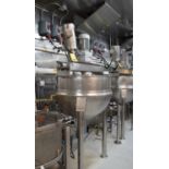 2004 Hamilton 100 Gallon S/S Jacketed Double Motion Kettle, Style SA with Scrape Surface  Agitator