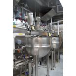 2004 Hamilton 100 Gallon S/S Jacketed Doble Motion Kettle, Style SA with Scrape Surface Agitator and