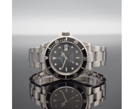 ROLEX Oyster Perpetual Date Submariner Herrenarmbanduhr Referenz 16610 T,  Automatik, LC 170, Chronometer der Superlative in 