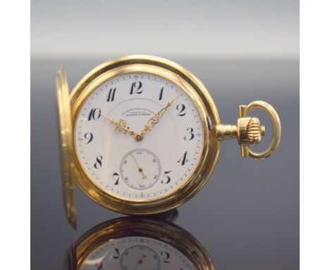 A.LANGE &amp; SÖHNE Glashütte-SA Deutsche Uhrenfabrikation Savonette in GG 585/000,  Deutschland um 1915, 3-Deckel Goldgeh., 