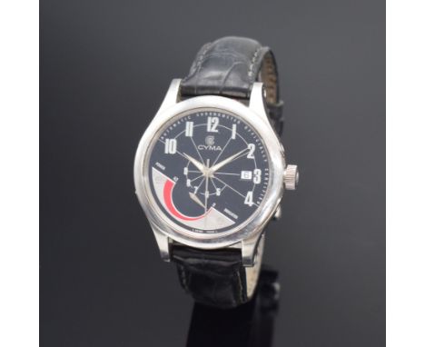 CYMA seltener Armbandchronometer Imperium XL Referenz 72.100ST-COSC,  Automatik, Schweiz um 2006, auf 200 Stück limitiertes S