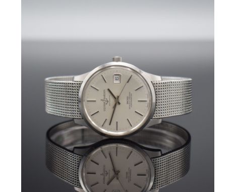 ULYSSE NARDIN Chronometer Herrenarmbanduhr 36000,  Automatik, Edelstahlgeh. inkl. orig. Stahlband, Boden verschr., silb. Ziff