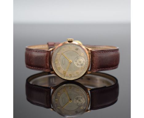 MOVADO Damenarmbanduhr Chronometer in GG 585/000,  Schweiz um 1940, Geh. angel., Handaufzug, Boden &amp; Glasrand aufgedr., s