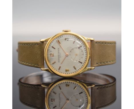 VACHERON &amp; CONSTANTIN feine und seltene Herrenarmbanduhr in RoseG 750/000, Handaufzug, Schweiz um 1942, 3-teil. Geh. l. d