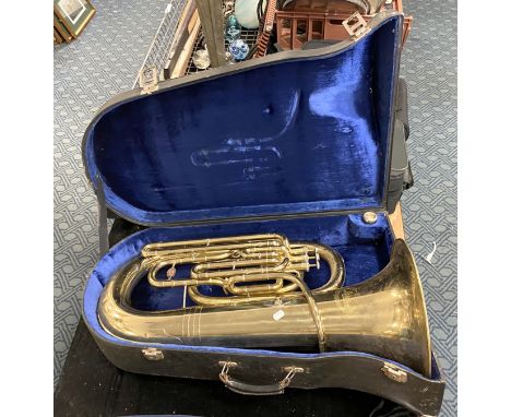 B &amp; S TUBA WITH CASE