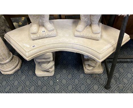 ORNATE GARDEN BENCH