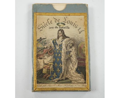 Jeu de Bataille, a set of French playing cards. Condition - poor to fair