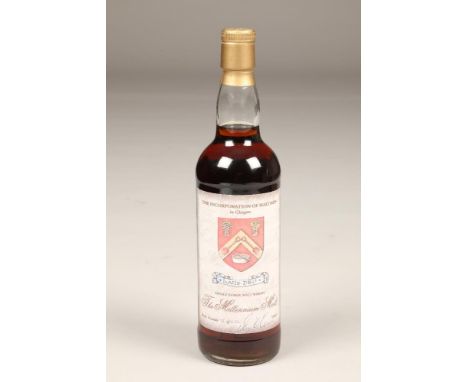 The Millennium Malt single barrel Scotch Whisky, 700ml, 48% volume bottle number 75 of 456