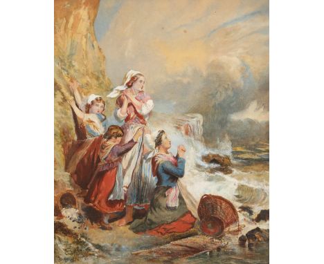 E.B. (19th century)Gilt framed watercolour, signed with initials'The Wish'56cm x 49cmProvenance: George W Bullock, Fine Art M