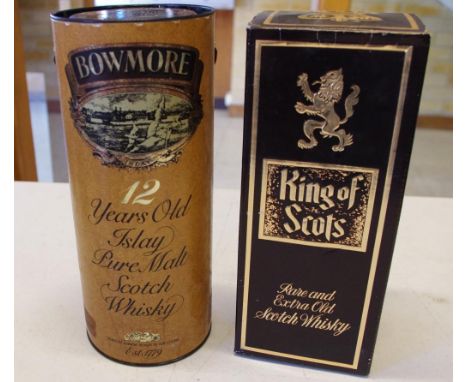 Two bottles of Scotch Whisky including Bowmore
