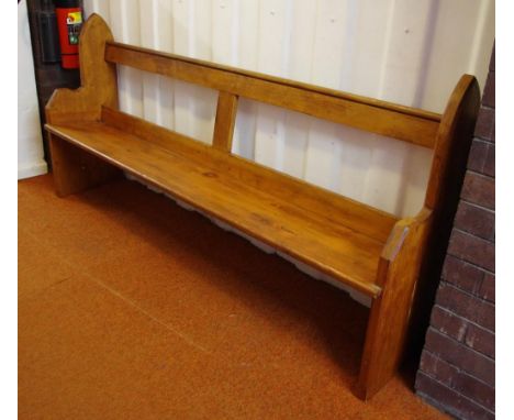 Vintage church pew 213cm wide