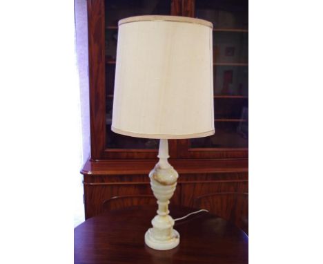Baluster shaped table lamp 90cm high