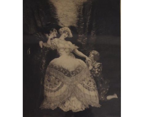 Norman Lindsay (1879-1969) "Donna Juana" 1934 etching 7/55, signed in pencil lower right below image, 30cm x 24.5cm