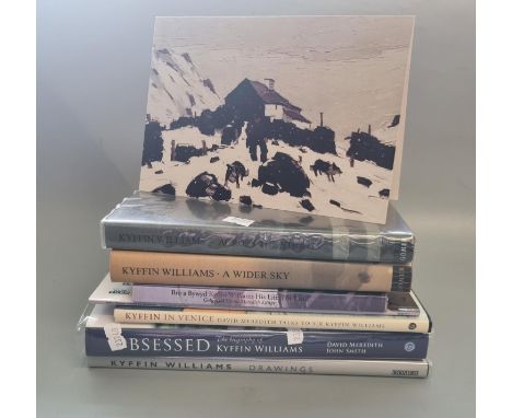 Collection of books and ephemera relating to local Welsh artist John 'Kyffin' Williams to include; items signed by the author