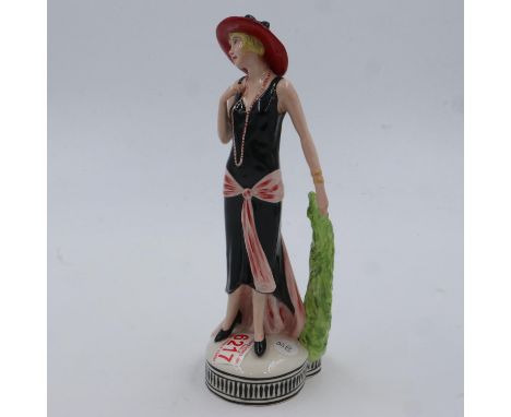 Lionel and Lorna Bailey limited edition figurine, Sarah, 6/40, H: 27 cm, no chips or cracks. UK P&amp;P Group 2 (£20+VAT for 