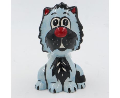 Lorna Bailey cat, Albert, H: 13 cm. UK P&amp;P Group 1 (£16+VAT for the first lot and £2+VAT for subsequent lots) 