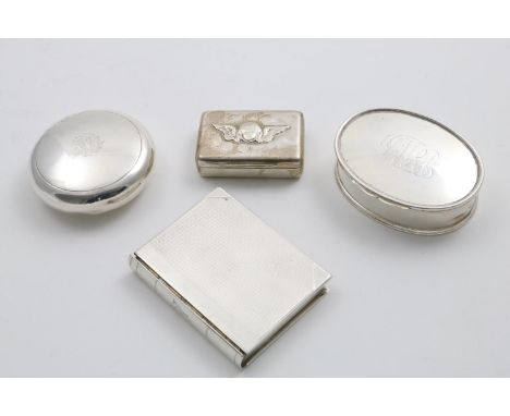 A GEORGE V NOVELTY, TRICK-OPENING CIGARETTE CASE in the form of a book with engine-turned decoration, maker's mark "F.B", Lon