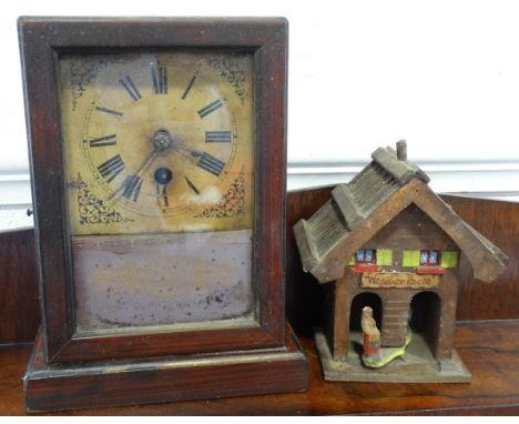 MANTEL CLOCK & WEATHER HOUSE 