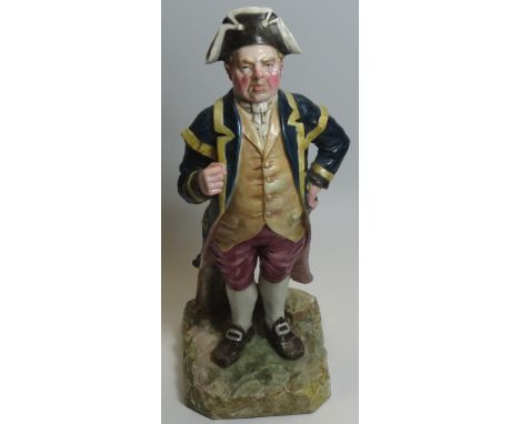 19TH C WORCESTER BEADLE FIGURE 7' A/F 