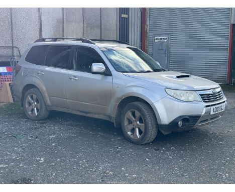 A 2010 Subaru Forester D XS NAVPLUS 1998 cc Diesel engined 6 speed Manual gearbox motor car Reg. AD10 UGJ, First registered J