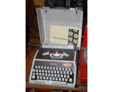 A Imperial typewriter.