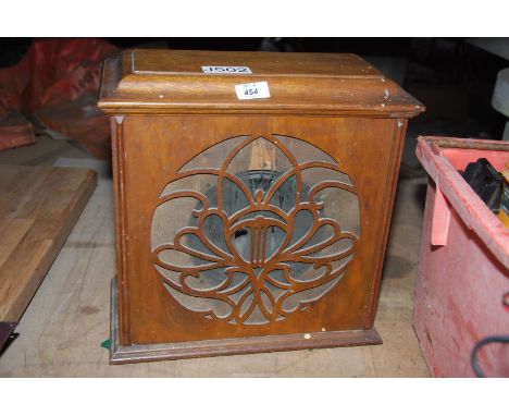 An old fashioned Radio speaker.