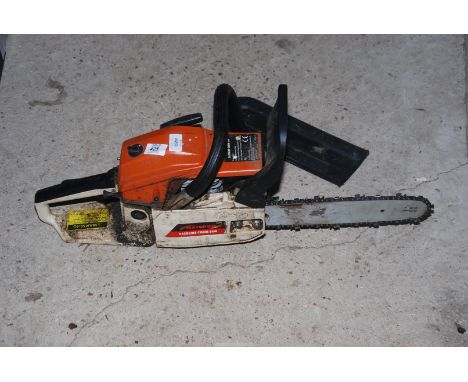 A 'Neilsen' gasoline chainsaw (working at time of lotting). 