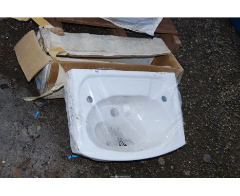 A new Hand-basin, and Pedestal.