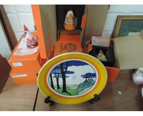 A collection of eight Wedgwood Limited Edition Clarice Cliff Bizarre design sugar sifters including Autumn, Crocus, Windbells