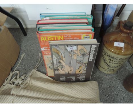 A selection of Automobile and workshop manuals