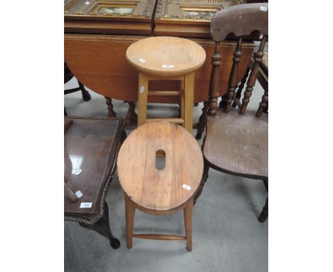 Two vintage stools