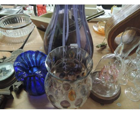 A selection of art glass