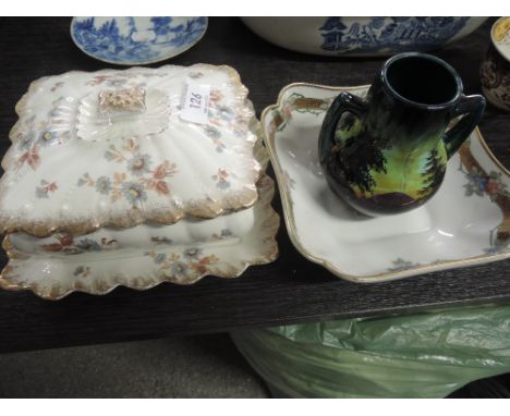 A small selection of ceramics including Ridgeway and Noritake