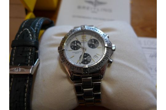 breitling colt white face