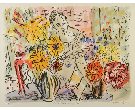 ARR BY AND AFTER EDWARD BLAKE CHRISTMAS PIPER (1938-1990), In the Conservatory 1990, lithograph in colour, signed, titled and