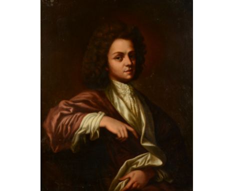 AFTER JAN VOLDERS (Flemish fl.1660-1670), Henry Purcell Composer (1659-1695), portrait, half-length, wearing a wig, lace crav