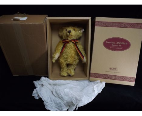 Germany Margarete Steiff Giengen/Brenz - 'Blond 40 Teddybear' 1997 Exclusive for Kaufhof. Knopf im Ohr or Button in Ear. Cond