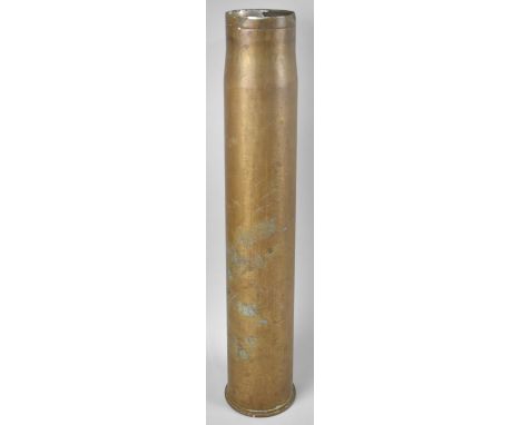 A Vintage Tall 19mm Shell Case, 62cms High 