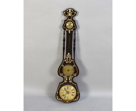 A Mid 20th Century Clock Barometer 