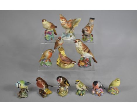 A Collection of Various Beswick and Royal Worcester Birds 