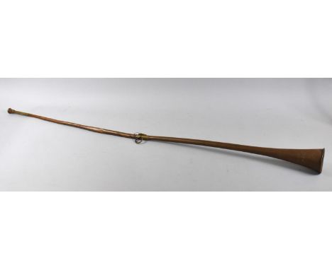 A 19th Century Copper Coaching Horn Inscribed R Bond, London 