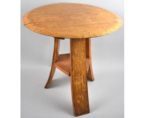 An Edwardian Circular Topped Tripod Occasional Table, 50cms Diameter 