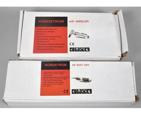 Two New and Unused Air Tools, Air Body Saw and Air Nibbler, Plus VAT 