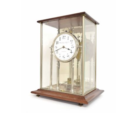 London Stereoscopic Co electric mantel clock, the 4.75" white dial signed London Stereoscopic Co, 106, 108, Regent Street, Lo