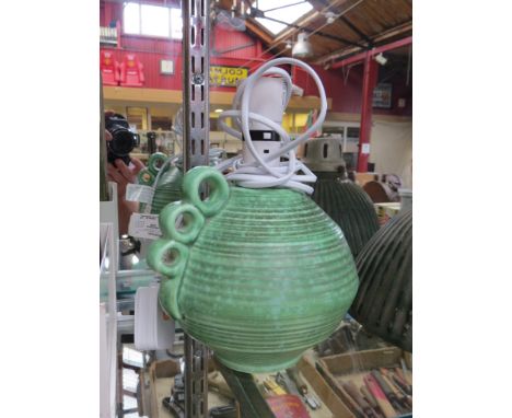 A Royal Couldron ceramic lamp base 